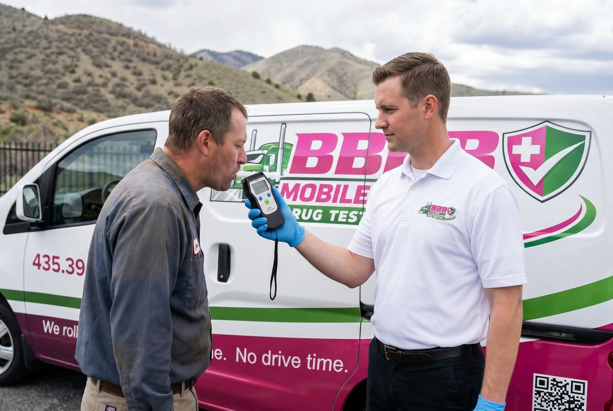 DOT breath alcohol testing (BAT) with approved device